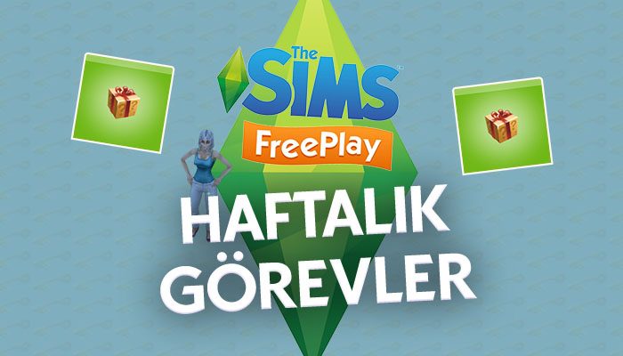 The Sims Freeplay Weeekly Tasks Haftalık Görevler